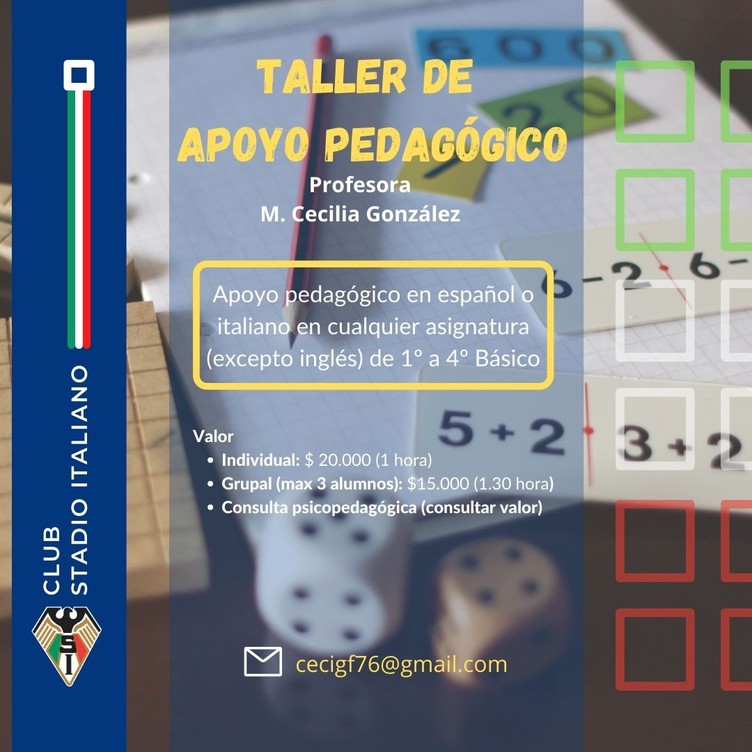 Taller de Apoyo Pedagógico Taller de Apoyo Pedagógico
