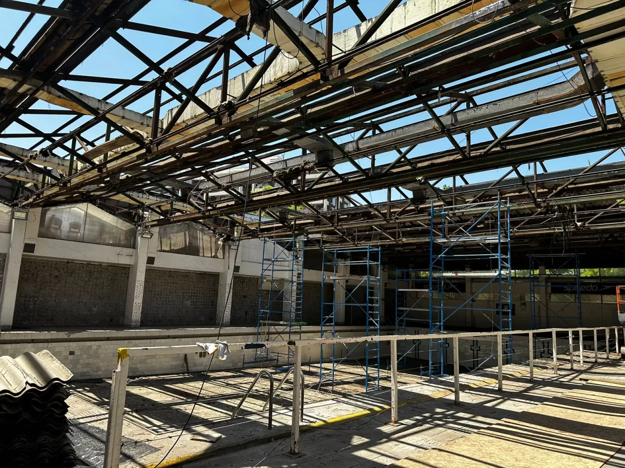 Nuevos avances en la remodelación de la Piscina 25M