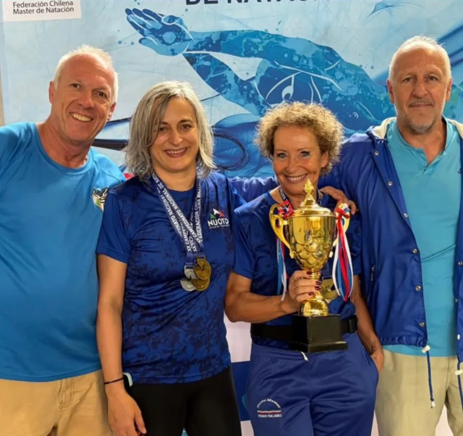 Nuoto Master se consagró campeón nacional en la categoría de equipos pequeños