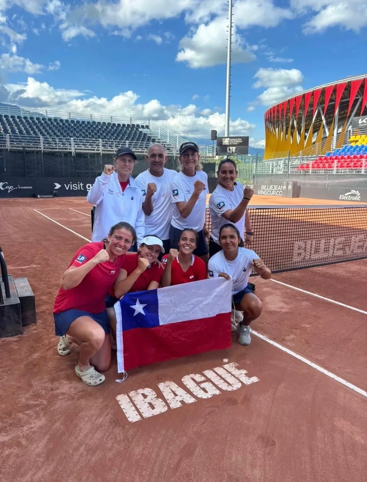 Chile asegura su permanencia en el Grupo I de la Billie Jean King Cup con presencia de Stadio Italiano