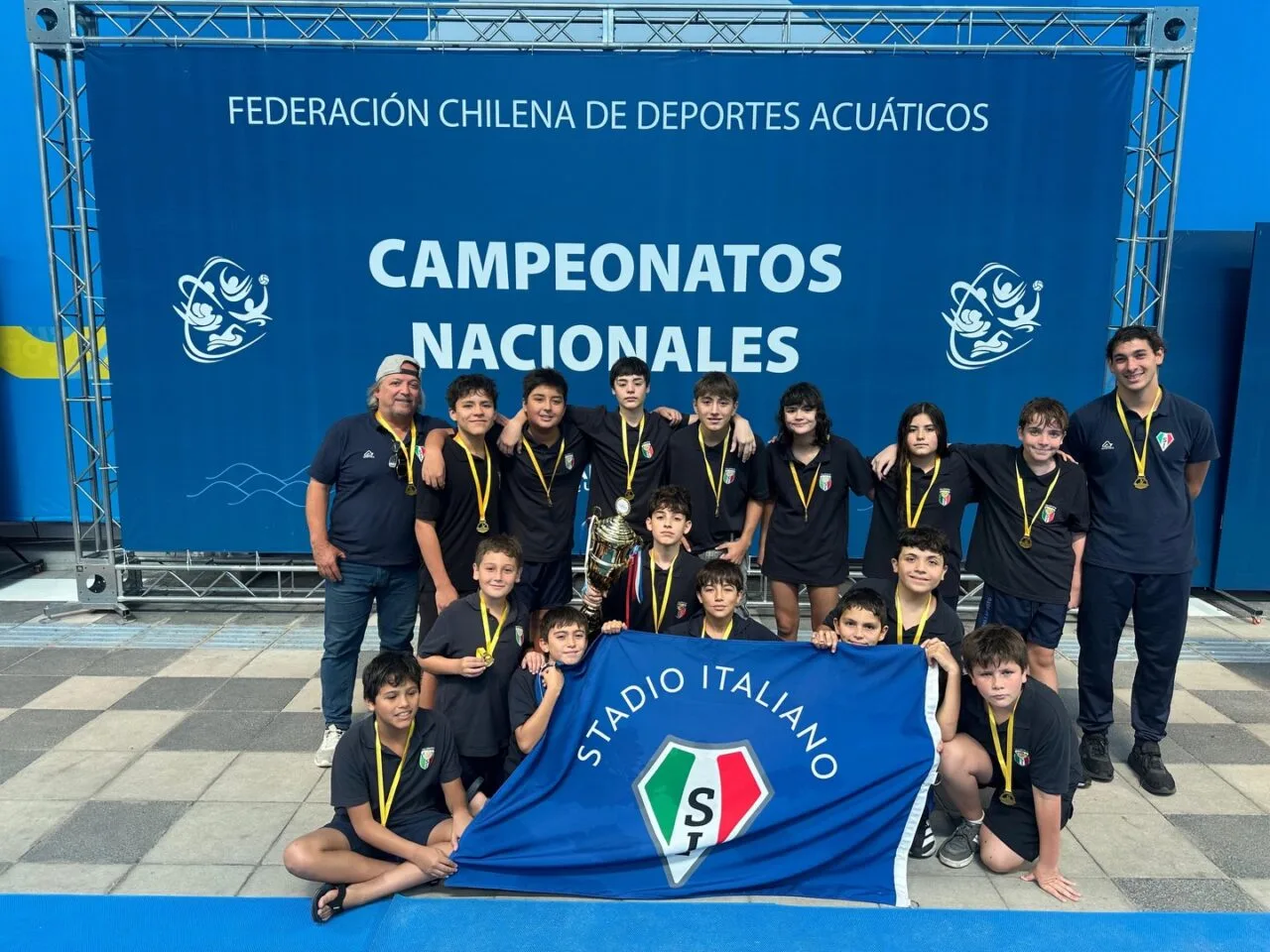 Stadio Italiano campeón nacional de waterpolo
