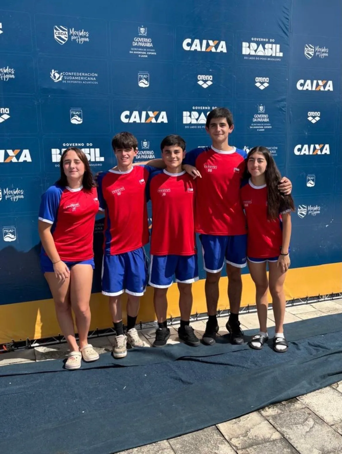 Representantes de Waterpolo Stadio participaron en el Sudamericano U16 de Brasil